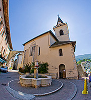 Eglise de Seyssel Haute Savoie.